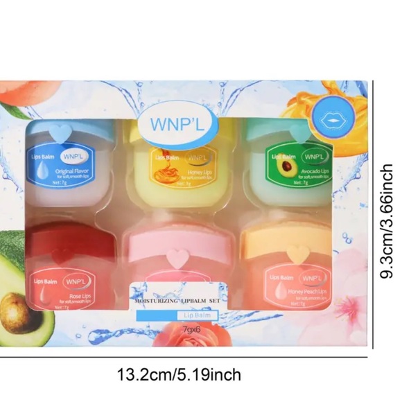 6 in 1 Lip Balm Gift Set! 6 Kinds Of Fruit Flavored Lip Gloss! - Picture 8 of 8